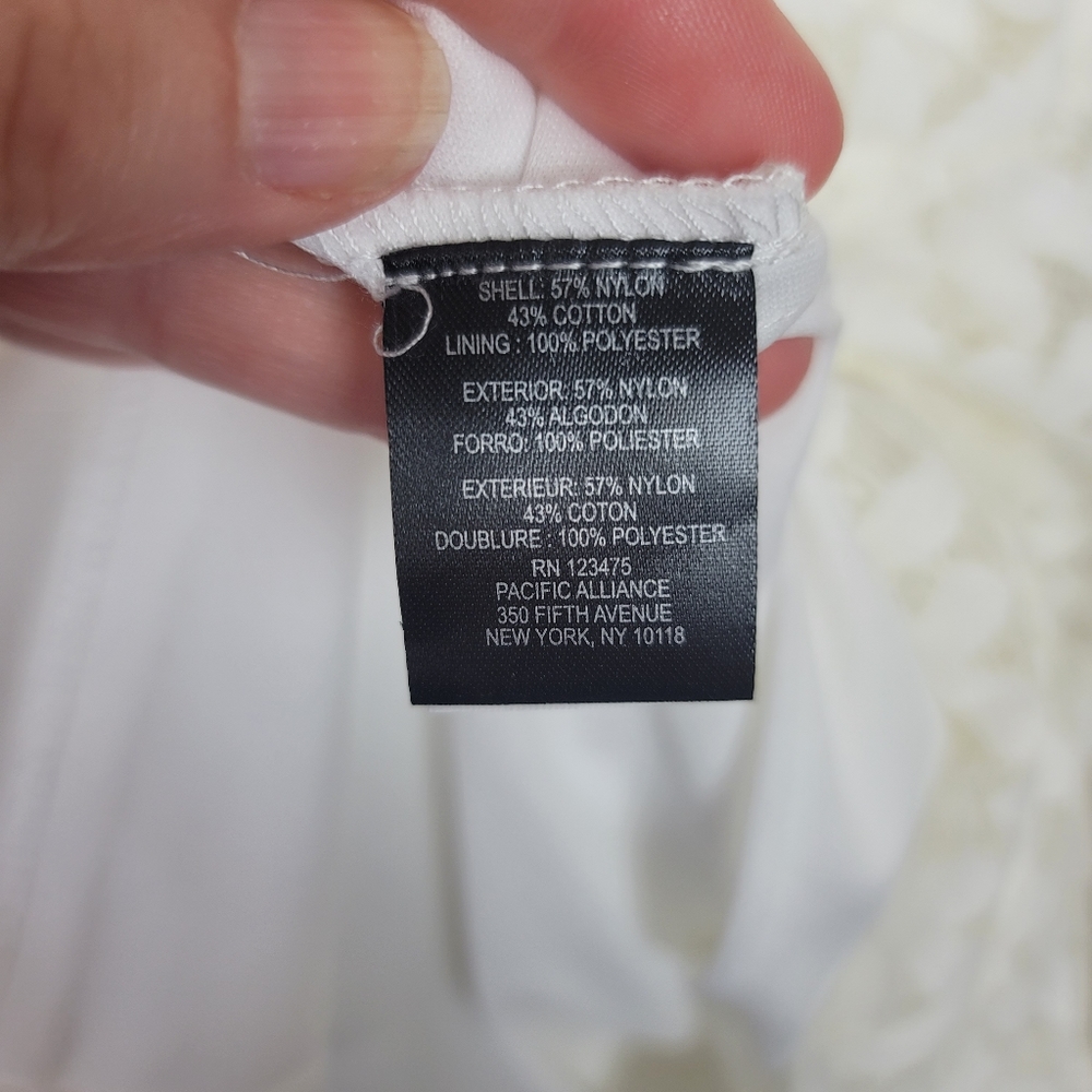 NWT Tahari Ivory Daisy Lace Fit & Flare Dress size 14 - Picture 5 of 11
